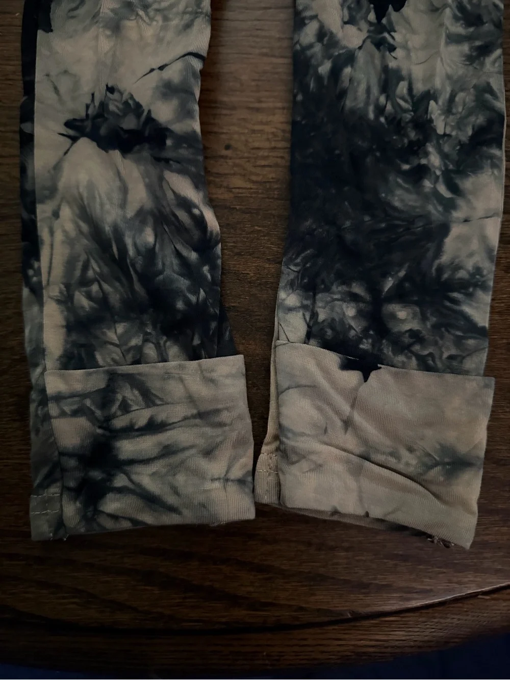 Baby Tie-Dye Navy and Beige Zip-Front Sleep Sack Pajamas